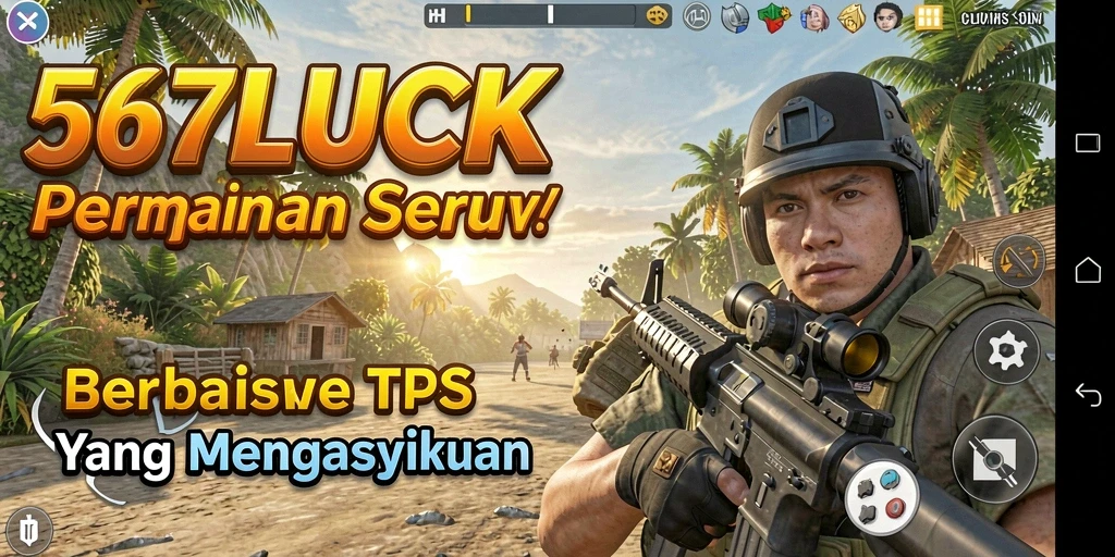 Menampilkan aksi seru dalam gameplay 567LUCK.