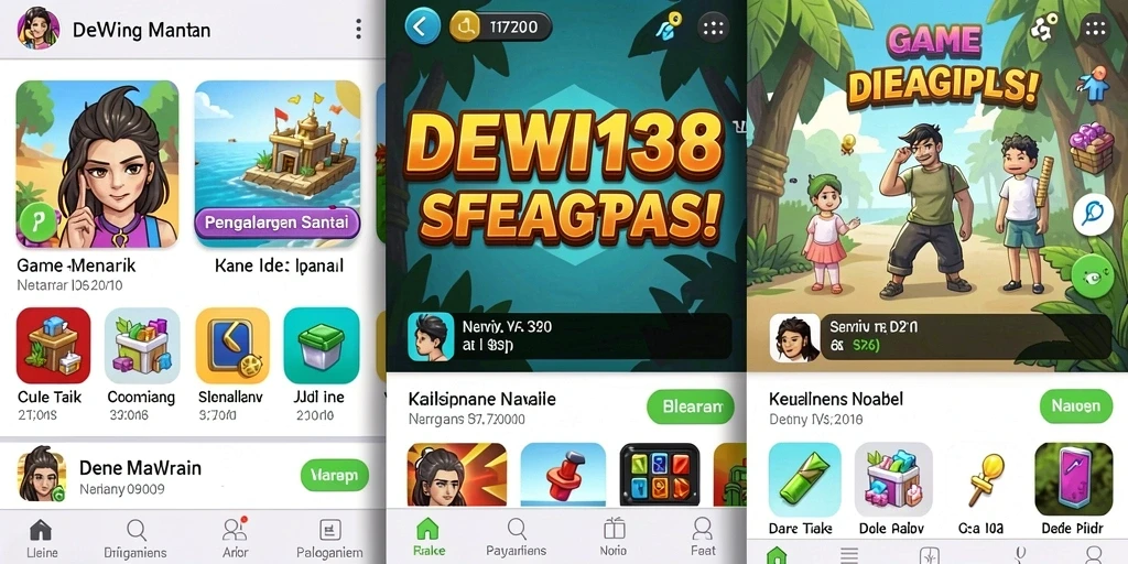 Tampilan gameplay DEWI138 yang menarik dan mendebarkan.