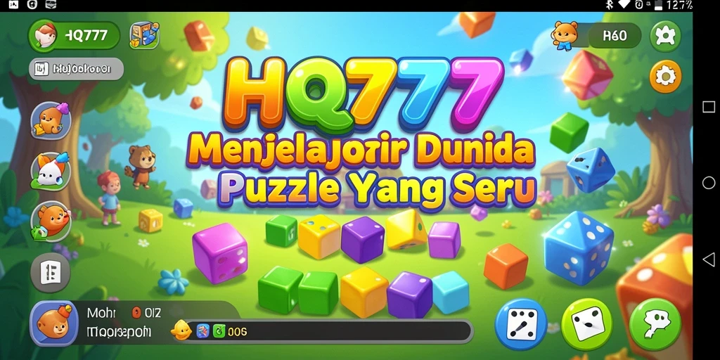 Tampilan gameplay HQ777 yang seru dengan berbagai teka-teki menarik.