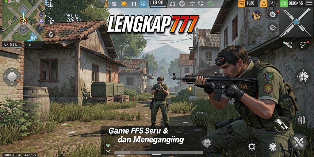 Tampilan gameplay menegangkan dalam LENGKAP777, aksi seru penuh strategi.