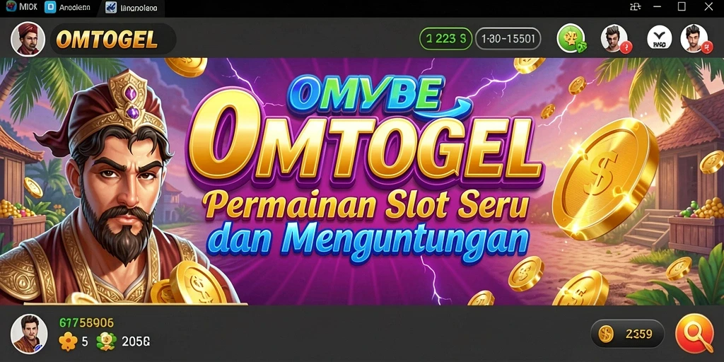 Tampilan gameplay slot yang mendebarkan di OMTOGEL.