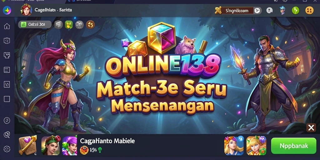 Tampilkan gameplay seru dan berwarna dari ONLINE138.