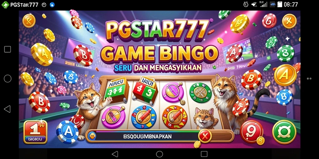Screenshot utama PGSTAR777 menampilkan gameplay Bingo yang menarik.