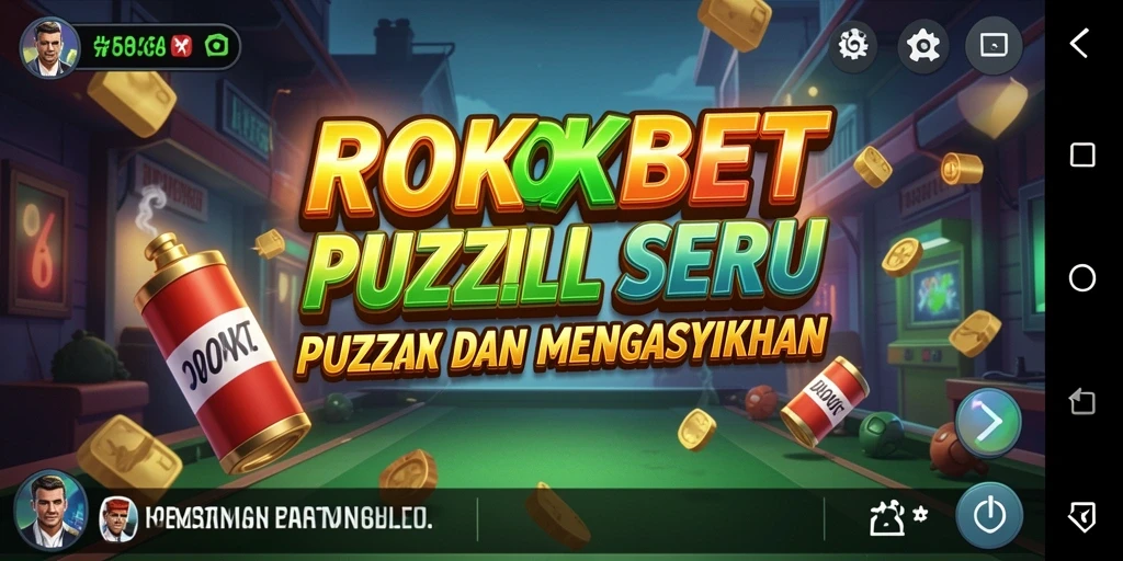 Screenshot gameplay ROKOKBET yang menunjukkan tantangan puzzle menakjubkan.