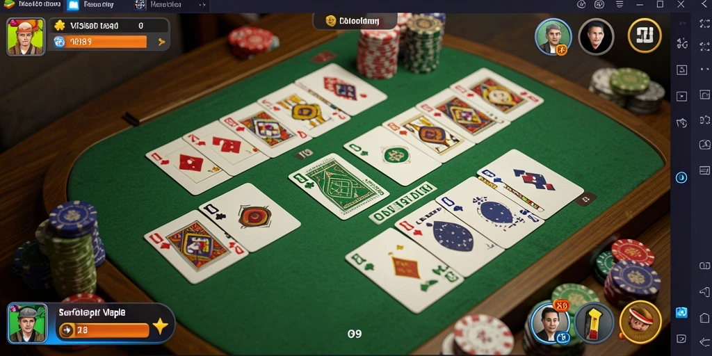 Screenshot gameplay <strong>VISA89</strong> menampilkan serunya permainan Gaple online.